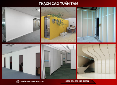 Thi công vách thạch cao đẹp tại Thủ Dầu Một Bình Dương