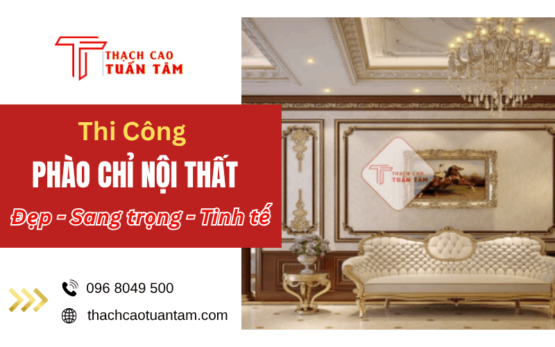 phào chỉ nội thất
