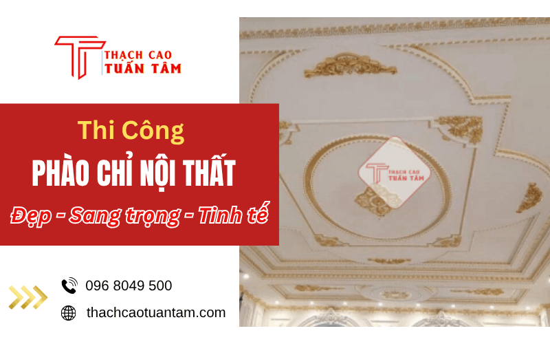 phào chỉ nội thất